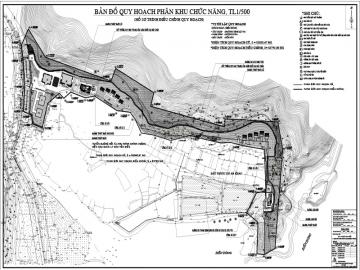 Bảng công bố quy hoạch Phân khu chức năng